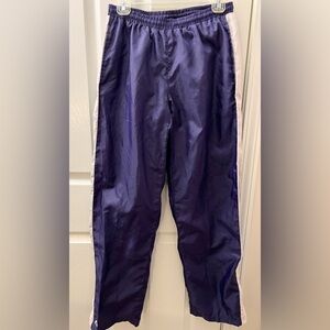 5/$25 GTM Sportswear Ladies Lined Track Pants Purple White Size S